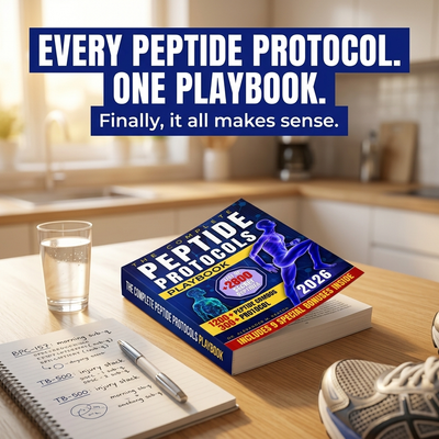 Every peptide protocol. One playbook.