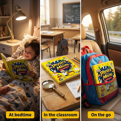 At bedtime, in the classroom, on the go