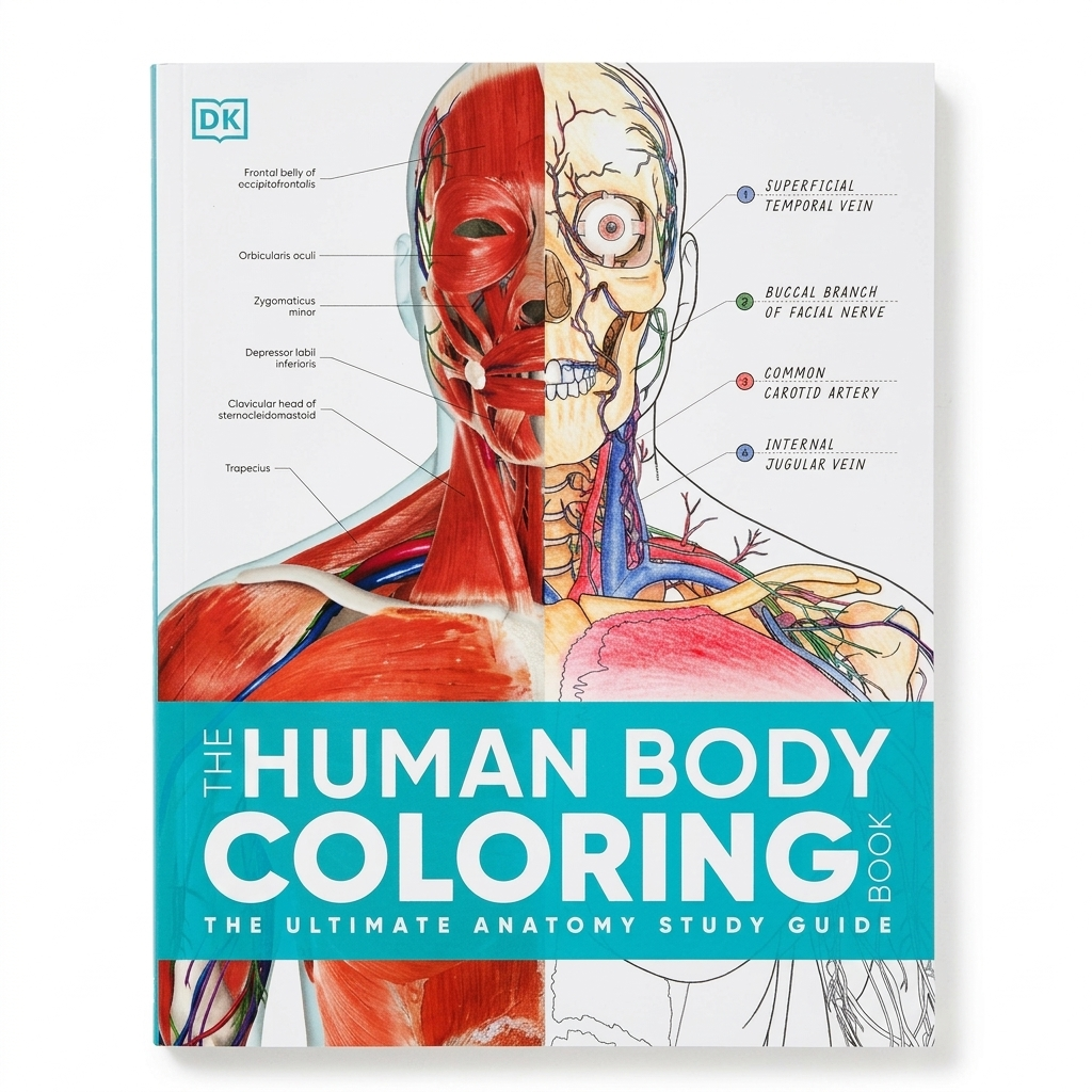The Human Body Coloring Book – PageBound